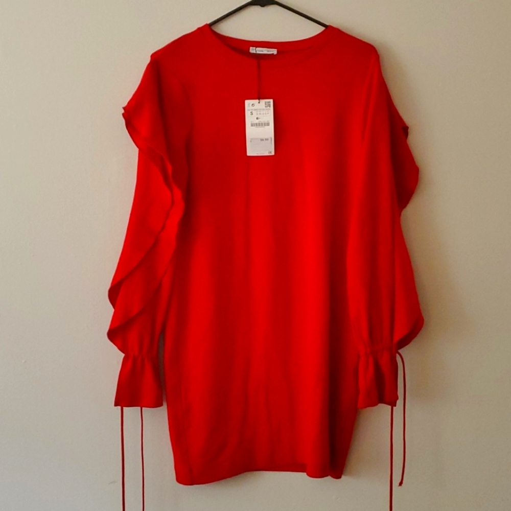 ZARA Ruffle Dress